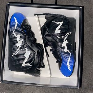 Nike Little Posite One Foams Size 3c